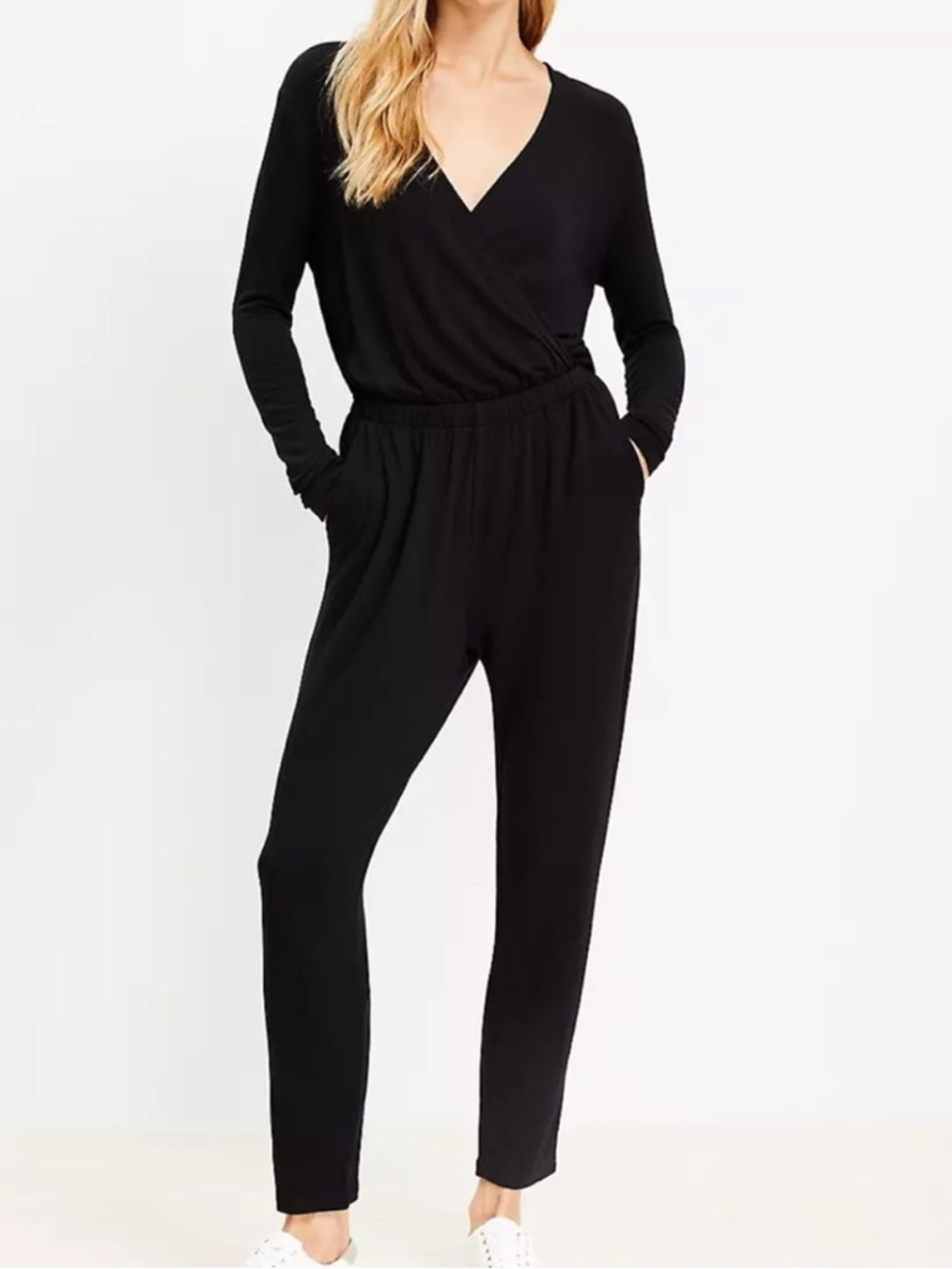 Lou & Grey Signature Softblend Crossover Jumpsuit